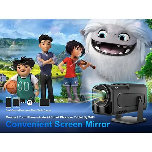 Смарт проектор Magcubic HY320 Mini Android 14, chip H726, 8K24fps, 1GB/8GB Wi-Fi 2.4G/5G Обновленная версия Кинотеатр Black (19031) - фото 8