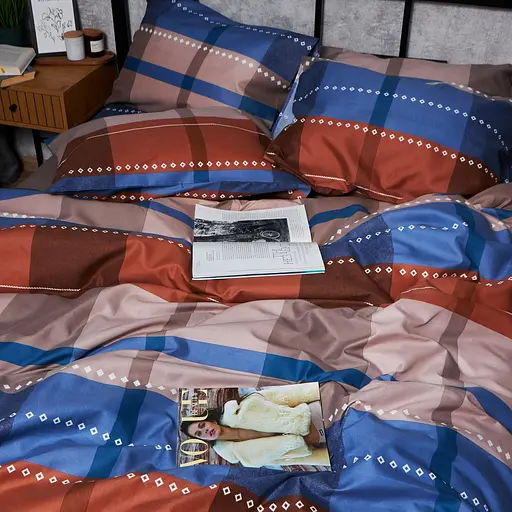 Підковдра Moon&Star Мікросатин Premium Plaid Perfection Євро 200x220 см - фото 4