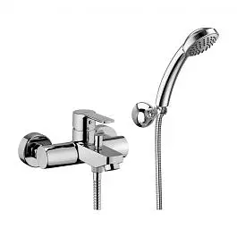 Змішувач для ванни Paffoni Red із регульованим душовим гарнітуром chrome RED023CR, Хром - фото 1