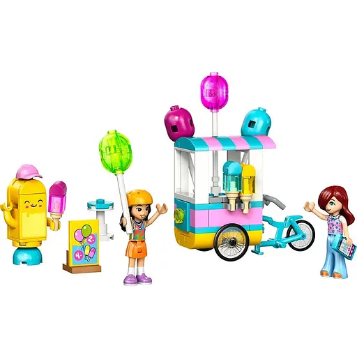 Конструктор LEGO Friends Ятка з морозивом і повітряними кульками 107 деталей (42692) - фото 3
