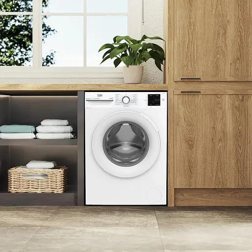 Стиральная машина Beko фронтальная 8 кг 1000 A+++ (-10%) 55 см дисплей инвертор ПАВ белый - фото 10