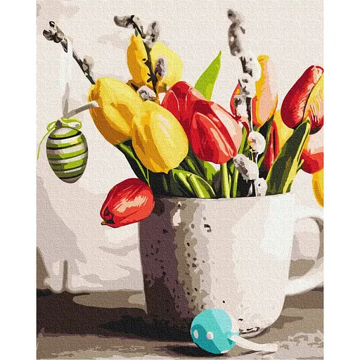 Картина за номерами Букет великодній Brushme 40x50 см різнокольорова 000221148