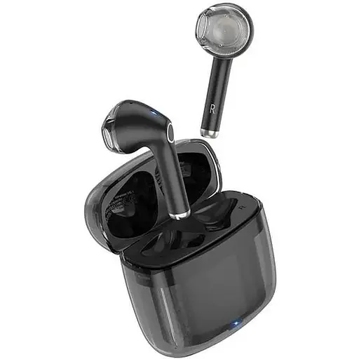 Навушники Bluetooth Hoco Clear Explore Edition true wireless BT headset EW15 чорні - фото 1
