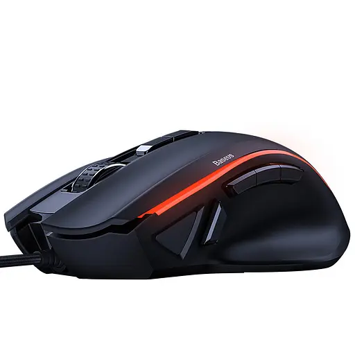 Миша дротова BASEUS GAMO 9 Programmable Buttons Gaming Mouse GM01 - фото 1