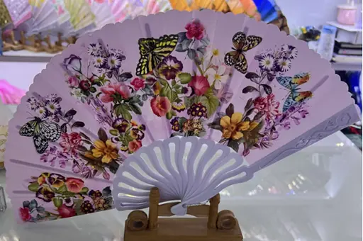 Аксессуар веер Бабочки (в ассортименте) - фото 2