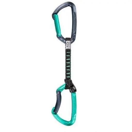 Відтяжка з карабінами Climbing Technology Lime Set 12 cm Dy Grey/Turquoise (1053-2E661EF B07)
