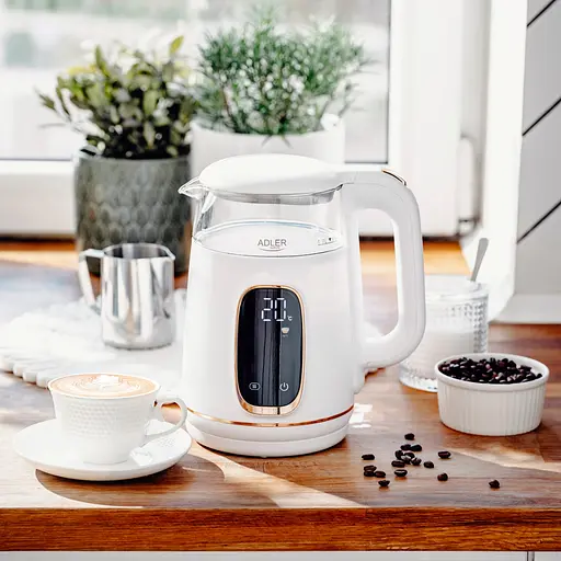 Электрочайник Adler AD 1305 white gold 1850-2200 Вт 1.7 л - фото 7