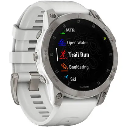 Смарт-часы Garmin Epix (Gen 2) Sapphire-White Titanium (010-02582-20/21) - фото 3