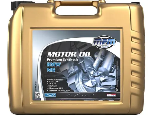 Моторна олива MPM Premium Synthetic BMW-MB 5W30 20л (05020BM)