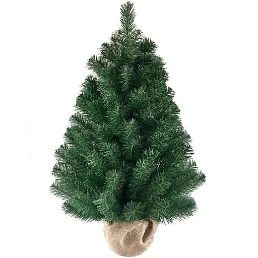 Ялинка Hvoya Classic в мішковині 90 см зелена