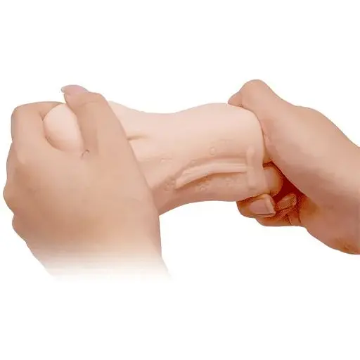 Мастурбатор з вібрацією і технологією вироблення лубриканта Crazy Bull, BM-009199ZK, Телесный - фото 7