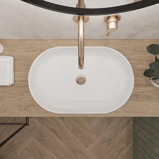 Умивальник VBI Verona 60 white накладний VBI-011301, Білий - фото 3