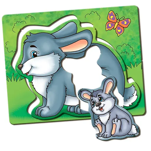 Дитяча розвиваюча гра Мами і малюки 81114 лісові тварини - фото 3