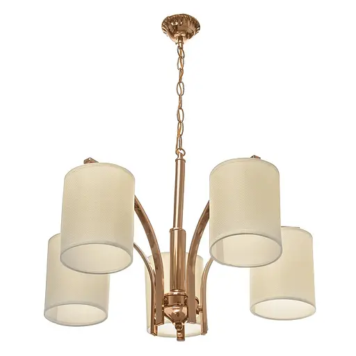 Люстра підвісна Brille з абажуром E27 60W G (BKL-655S/5)