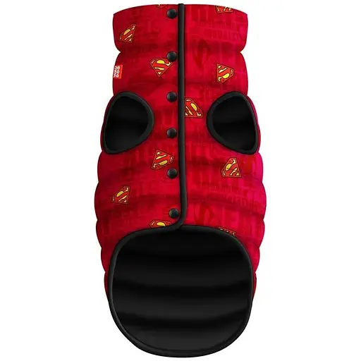 Курточка для собак Waudog Clothes с рисунком Супермен красный XS25 В 37-40 см С 24-27 см