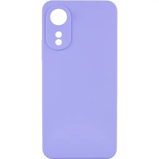Чохол Silicone Cover Lakshmi Full Camera (AAA) для Oo A78 4G Бузковий / Dasheen