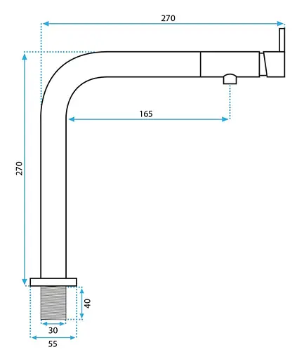 Смеситель для кухни Rea Cole brushed gold REA-B2720 Золотой - фото 5