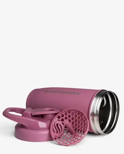 Шейкер спортивний SmartShake металевий Reforce Stainless Steel 30oz/900 мл Deep Rose (11153201) - фото 2