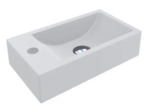 Умивальник Miraggio Faro R mirasoft 0001083, Білий матовий - фото 2