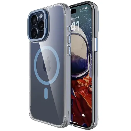 Чохол Epik TPU Space Case Apex with MagSafe для Apple iPhone 15 Pro 6.1 Navy Blue - фото 8