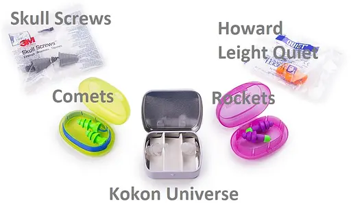 Пробний набір з 5-ти найпоширеніших моделей берушів Multibrand (1047-02) - фото 3