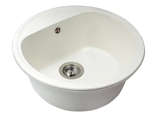 Кухонная мойка гранитная Miraggio Malibu white 516x516x220 00208502, Белый - фото 2