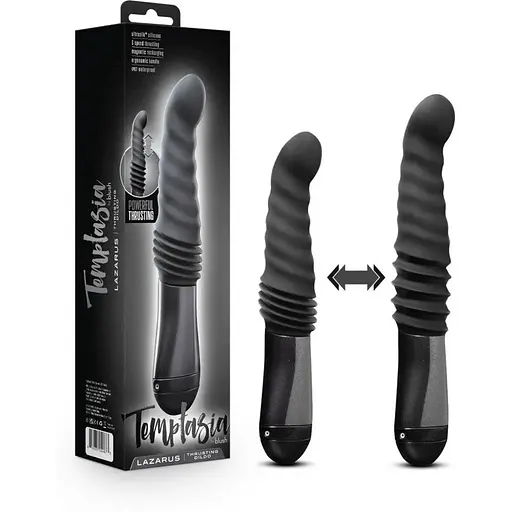 Пульсатор Temptasia by Blush Lazarus Thrusting Dildo Black - фото 7