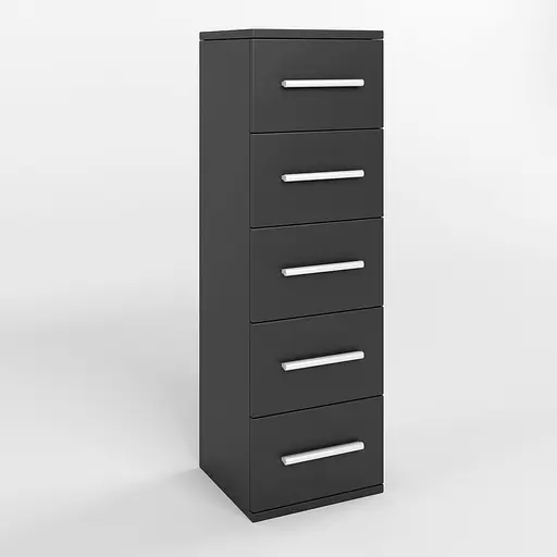 Комод 5 шухляд М-ЗОН Джеко 300 Антрацит (MZN-031018) - фото 3