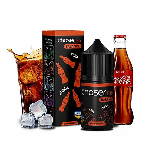 Набор компонентов для самозамеса солевой заправки CHASER Mix BALANCE NEW 30 мл Кола, 0-50 мг (17806)