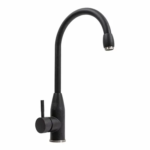 Смеситель для кухни Platinum 26 FHP (7456) Карбон Черный - фото 1