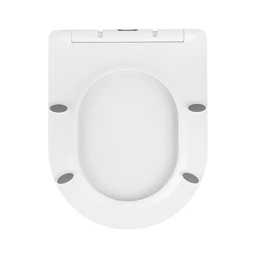 Унитаз подвесной Kroner Harz WHI523632 RIMLESS безободковый с сиденьем (KH523632WHIR), Белый - фото 12