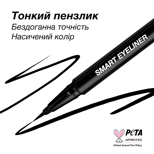 Подводка фломастер для глаз Colour Intense Smart Eyeliner оттенок 101 Черный 0.6 г - фото 3