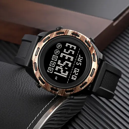 Наручний годинник чоловічий 1872RGBK Rose Gold-Black Skmei acs0030513 - фото 4