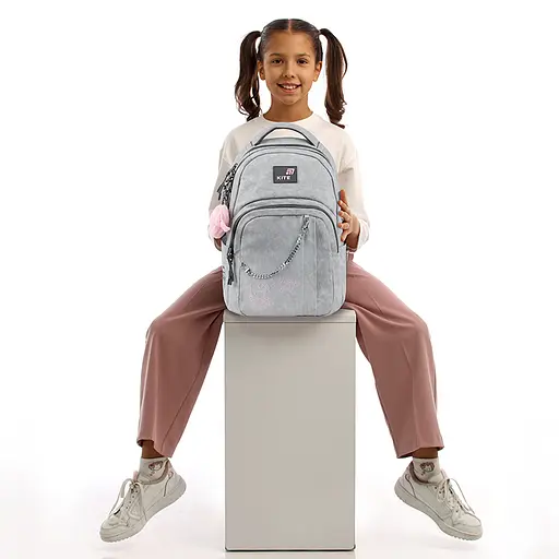 Рюкзак Kite Education teens 2578M HK Сірий (HK26-2578M) - фото 21