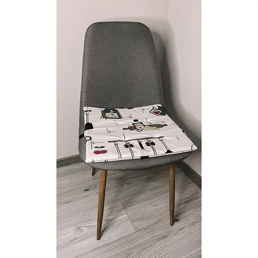 Водоотталкивающая подушка на стул Кухонный принт - фото 3