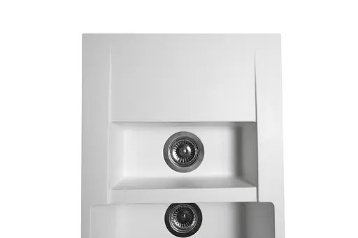 Кухонная мойка гранитная Miraggio LaPas white 786x489x203 00207802, Белый - фото 4