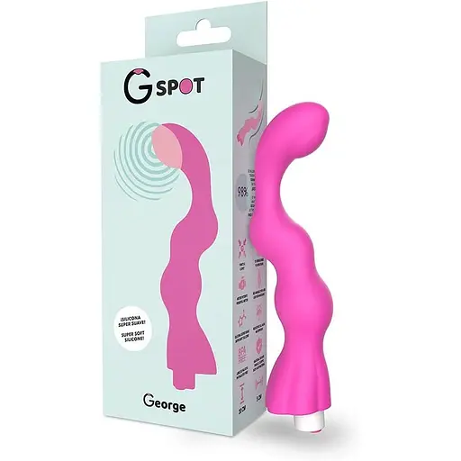 Вібратор для зони G George G-Spot рожевий - фото 6