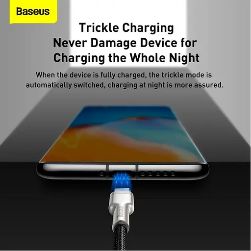 Кабель Baseus Cafule Series Metal Data Cable USB To Type-C 1 м 66W/6A - фото 3