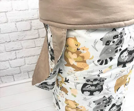 Корзина для игрушек Moontime "Панды олени" - фото 2