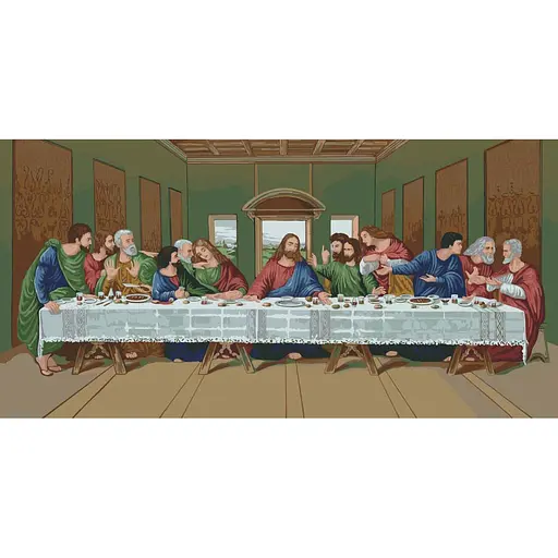 Картина по номерам "Тайная вечеря" Art Craft 16137-AC 40х80 см - фото 1