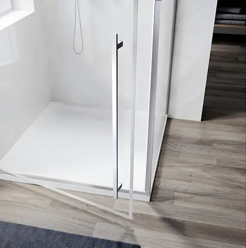 Душевая кабина без поддона Koer SR SC08-90x90x200 -TR-01 прозрачное стекло Easy Clean 6 мм, хром KR5371, Универсальная, прозрачная, хром - фото 3