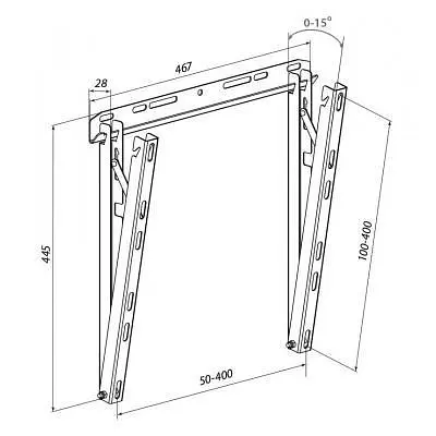 Настінне кріплення KSL WMO-6341N - фото 9
