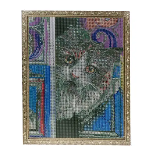 Набір з алмазною мозаїкою "Казковий кіт" 40*50 см, IDEA2-CK5906, ТМ "99IDEAS" - фото 6