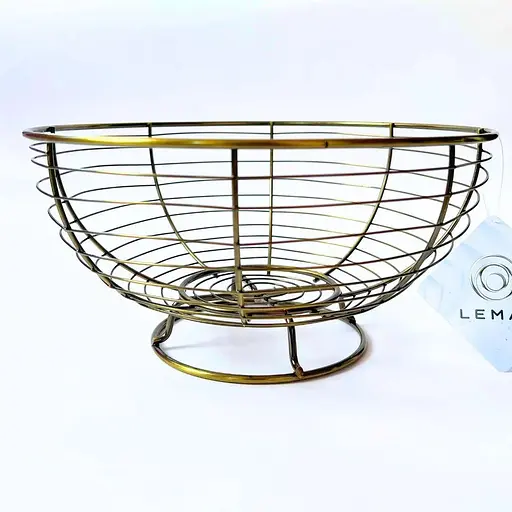 Ваза для фруктів Homax 24х24х12 см бронза (LF-2002287 ВА) - фото 3