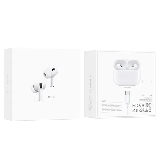 Навушники Borofone BW63 True wireless stereo headset White - фото 6
