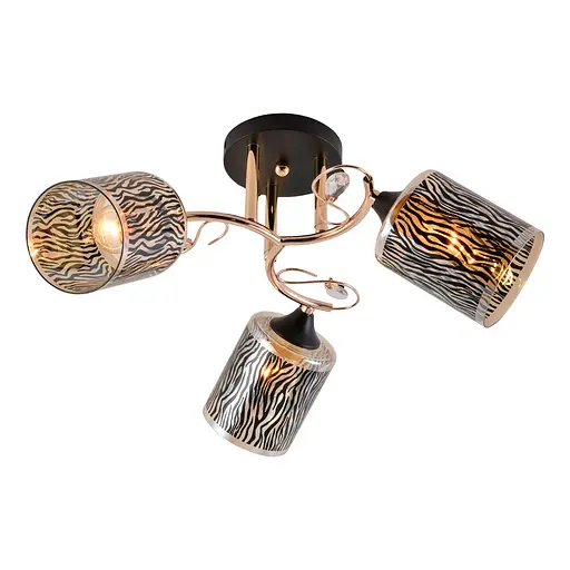 Люстра декоративна V XA1517/3 BK+FGD