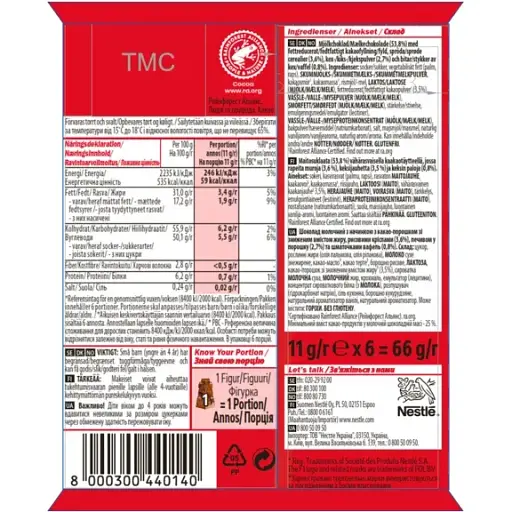 Шоколад KitKat Айкон Формула 1, 66 г - фото 2