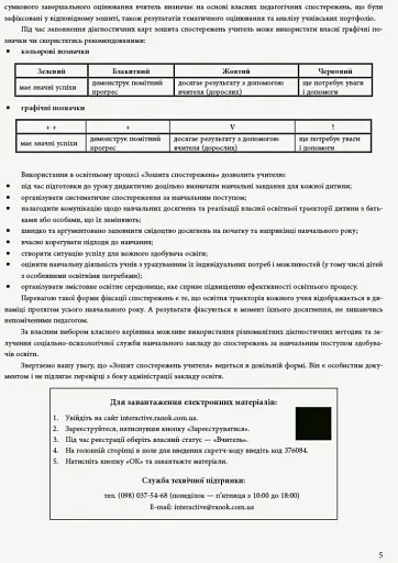 Зошит спостережень учителя 2 класу - фото 6