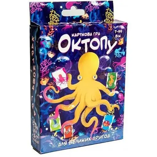 Настільна гра Strateg Октопу 30330 (укр) (4823113807016) - фото 1