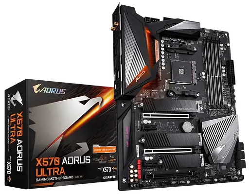 Материнская плата Gigabyte X570 Aorus Ultra Socket AM4 (X570 AORUS ULTRA) Б/У - фото 1